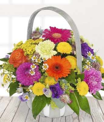 Vibrant Summer basket.