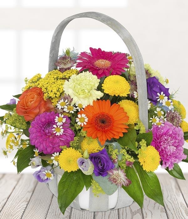 Vibrant Summer basket.