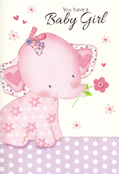 Baby Girl Card