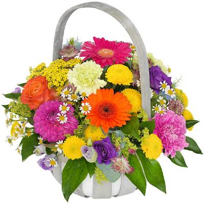 Bright summer basket