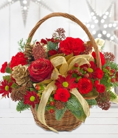 Xmas festive basket